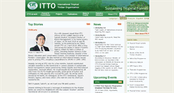 Desktop Screenshot of itto.int